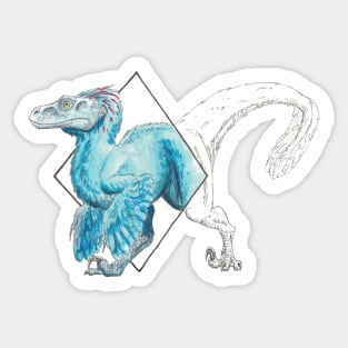 Diamond Raptor Sticker